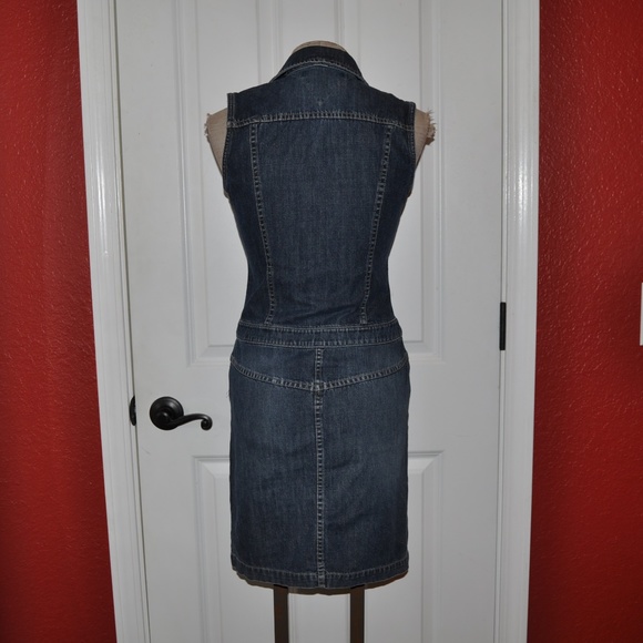 Vtg TOMMY HILFGER Denim Sleeveless Jean Dress [F1] - Picture 3 of 6